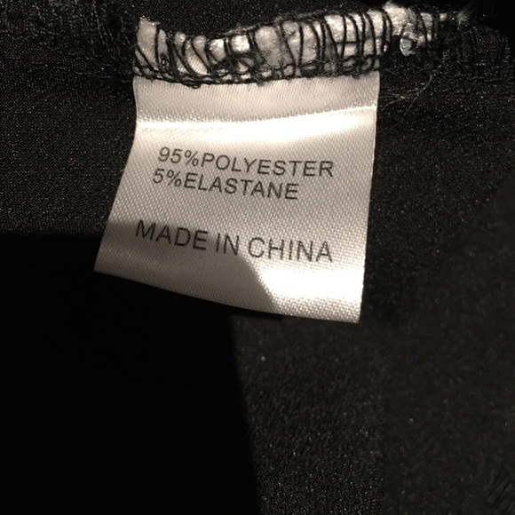 Princess Polly Black Mini Dress w Feather Faux Fur Straps - Picture 6 of 6